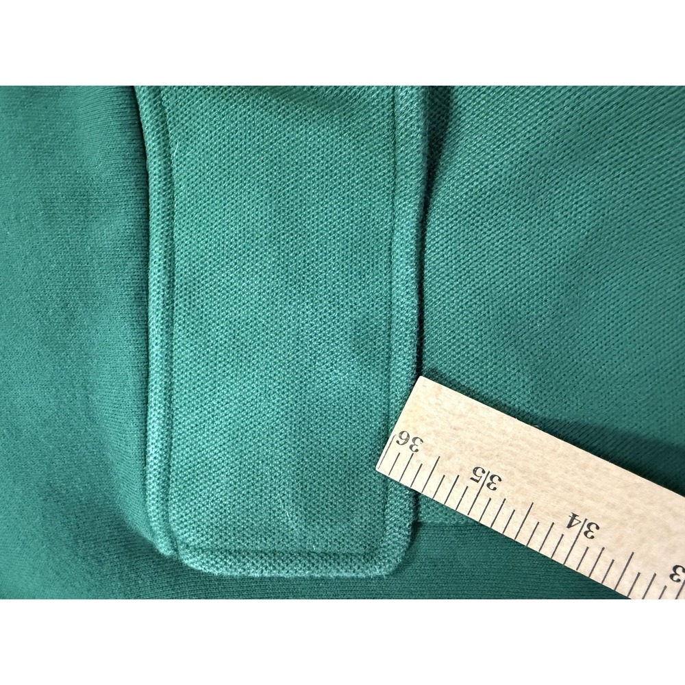 Adidas Ivy Park Sweatshirt Womens Small Green Raglan Crewneck Logo Sleeve Fleece - Picture 5 of 12